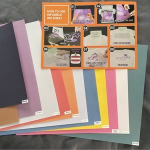 Infusible ink transfer sheets bundle